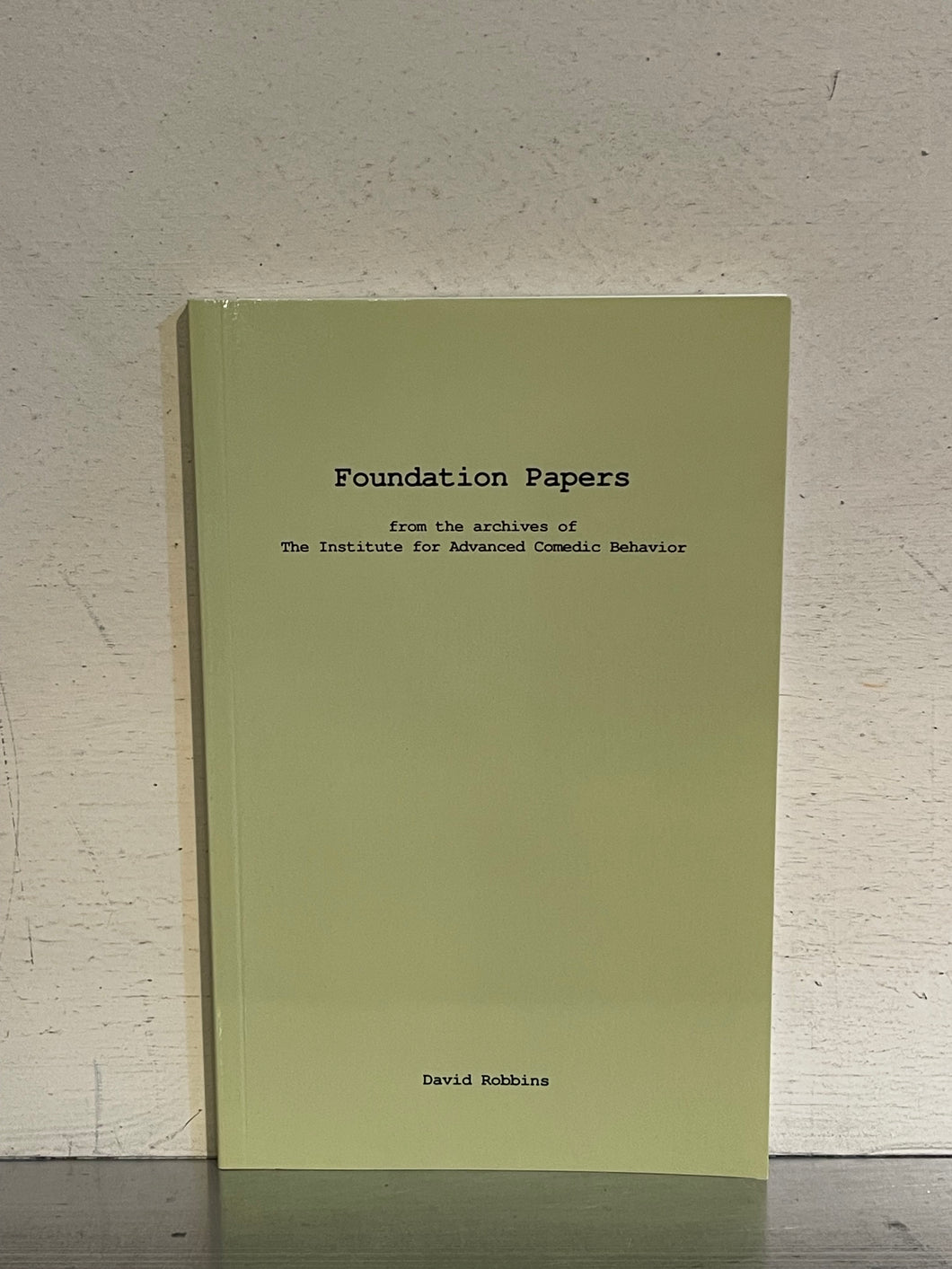 Foundation papers: David Robbins